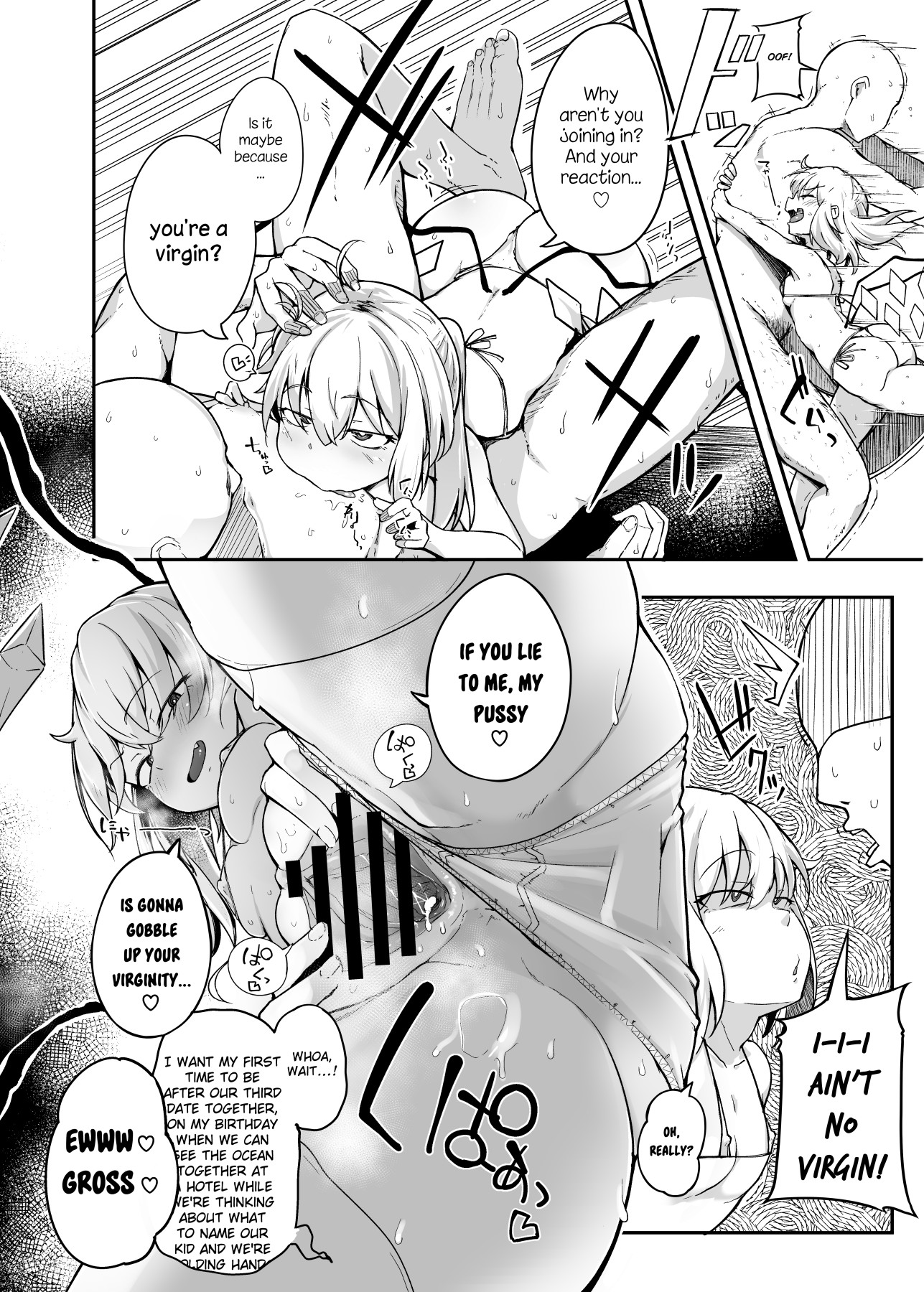 Hentai Manga Comic-Flandre Little Slut VS Five Old Men Trying To Fuck Some Respect Into Her-Read-12